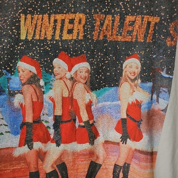 Mean Girls Winter Talent Show T-Shirt in Tan NWT Medium - Picture 4 of 7